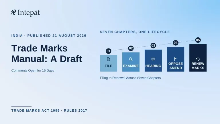 India’s Draft Trade Marks Manual 2026: What Applicants Should Know